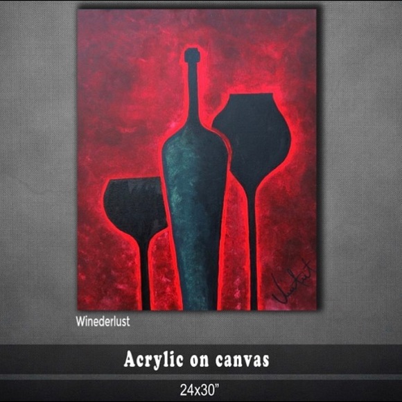 Wonderlust mixed media on canvas - Picture 1 of 6